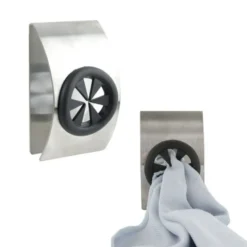 Accroche torchon en inox adhésif