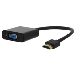 Adaptateur HDMI Mâle vers VGA Femelle Edenwood avec Sortie Audio Jack – Full HD 1080p