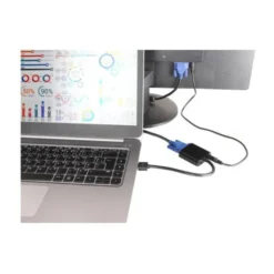 Adaptateur HDMI Mâle vers VGA Femelle Edenwood avec Sortie Audio Jack – Full HD 1080p