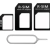Adaptateur H'MC nano-micro-stand.SIM+PIN pour iPhone 4/4S/5