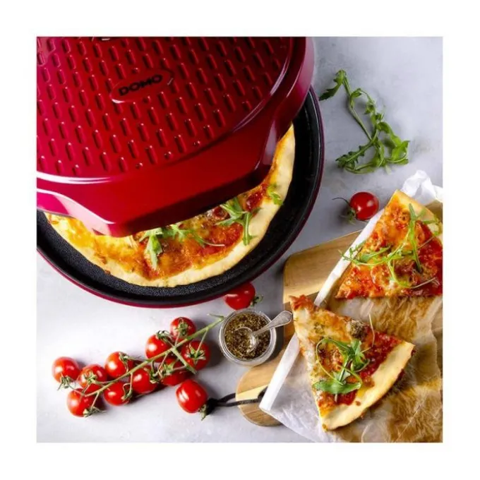 Appareil à pizza DOMO MY EXPRESS rouge 30cm