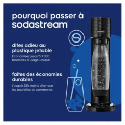 Appareil à soda SODASTREAM GAIA noir