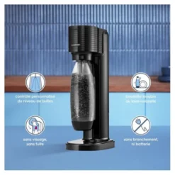 Appareil à soda SODASTREAM GAIA noir