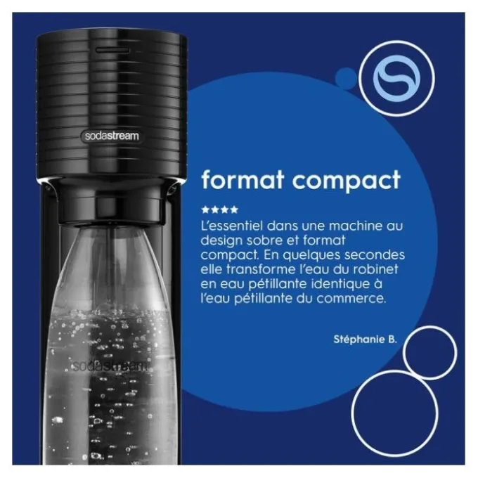 Appareil à soda SODASTREAM GAIA noir