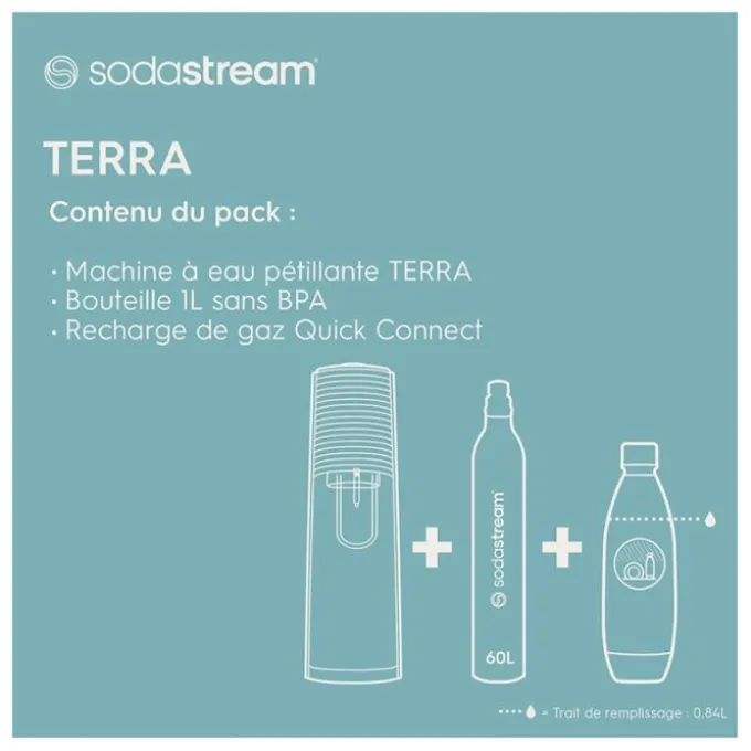 Appareil à soda SODASTREAM TERRA