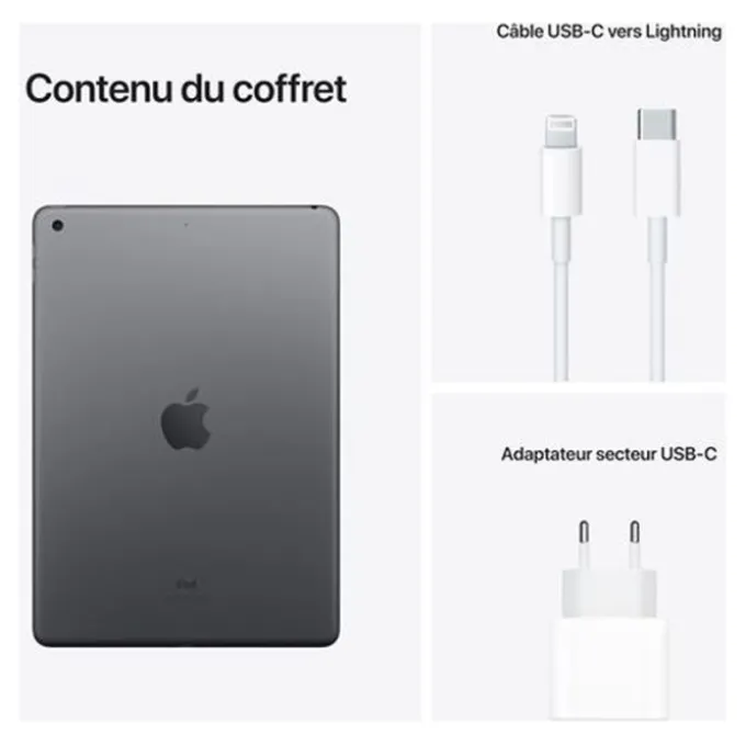 Apple iPad 10.2" (2021) Wi-Fi, 256GB, Gris