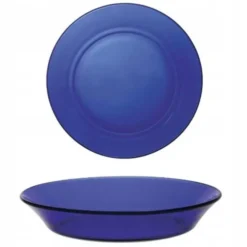 Assiette DURALEX Lys saphir coupelle diamètre 19.5 cm