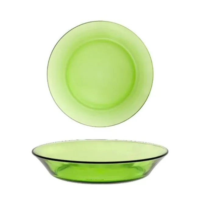 Assiette DURALEX Lys vert coupelle diamètre 19.5 cm