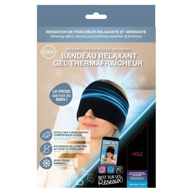 Bandeau relaxant SENSLY gel rafraîchissant