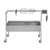 Barbecue charbon SILVER STYLE tournebroche XXL