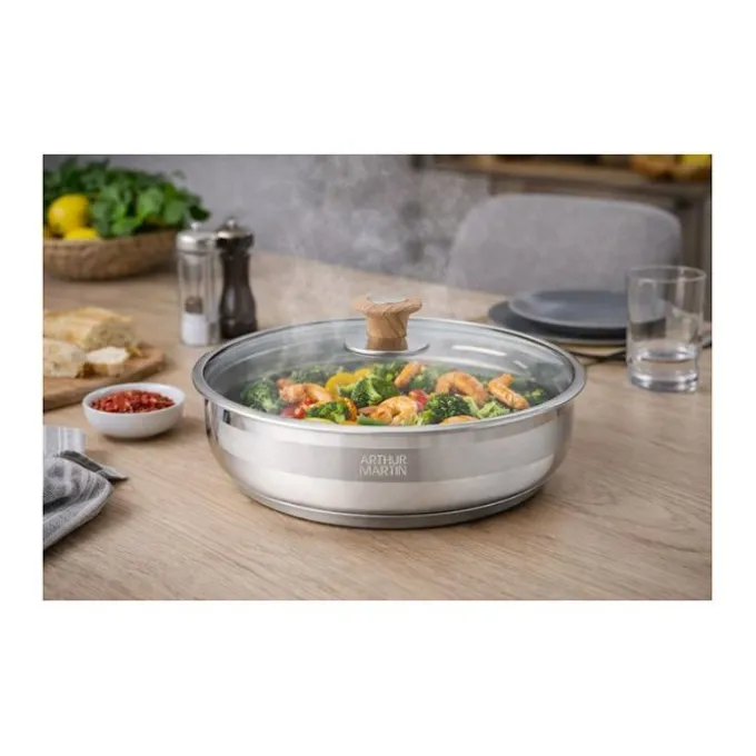 Batterie ARTHUR MARTIN 10 pièces inox