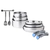 Batterie de cuisine ARTHUR MARTIN inox 10 pièces