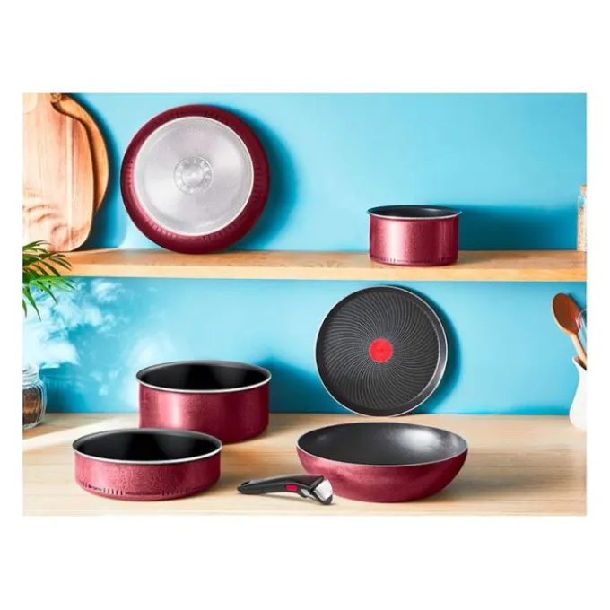 Batterie de cuisine 10 pièces TEFAL INGENIO simply cook