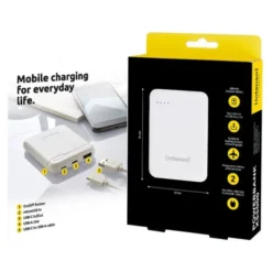 Batterie externe INTENSO 5 000 mAh Blanche