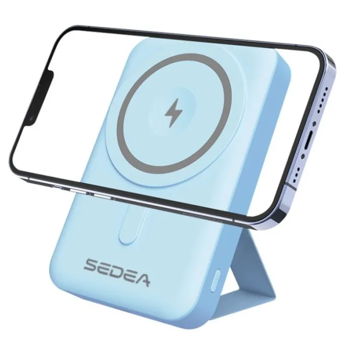 Batterie externe Magsafe SEDEA 10 000 mAh Bleue