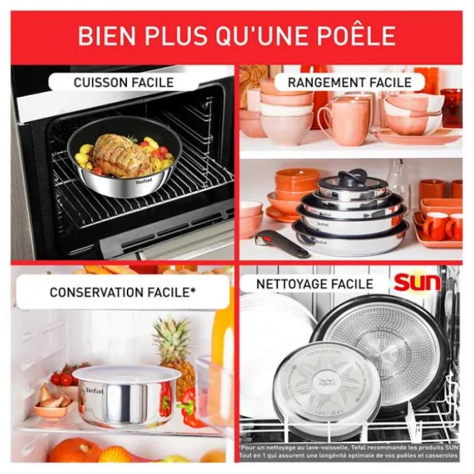 Batterie TEFAL ingenio emotion 5 pièces