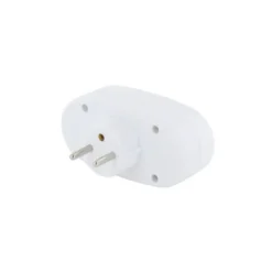 Biplite ELECTRODEPOT 2x16A avec interrupteur Blanche