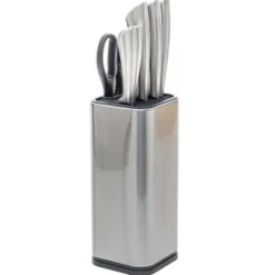 Bloc 5 couteaux + ciseaux inox