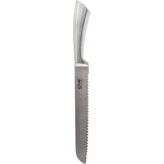 Bloc 5 couteaux + ciseaux inox