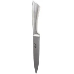 Bloc 5 couteaux + ciseaux inox