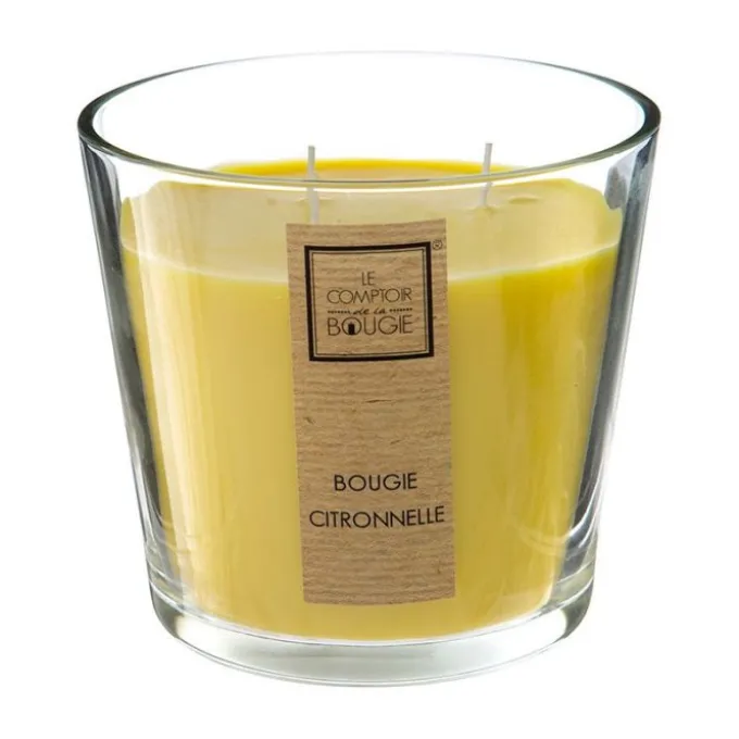 BOUGIE citronnelle 500gr pot verre
