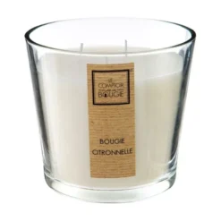 BOUGIE citronnelle 500gr pot verre