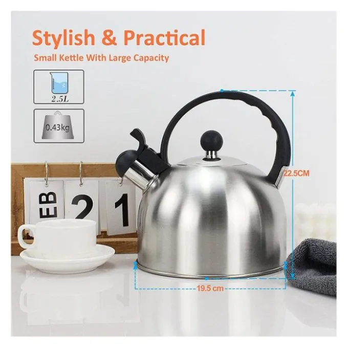 Bouilloire SIFFLET INOX 2.5L