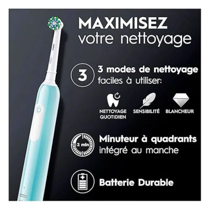 Brosse à dents ORAL-B PRO 1 SERIES Caribbean Blue
