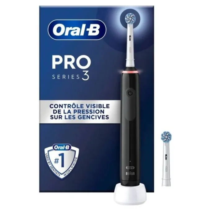 Brosse à dents ORAL-B PRO 3 SERIES BLACK