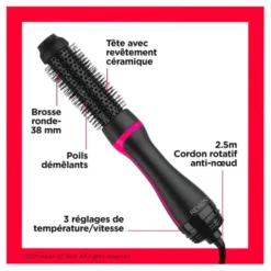Brosse soufflante REVLON one step RVDR5292e
