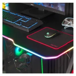 Bureau gaming LED AMSTRAD AMS-DESK120Z ASTRA Noir