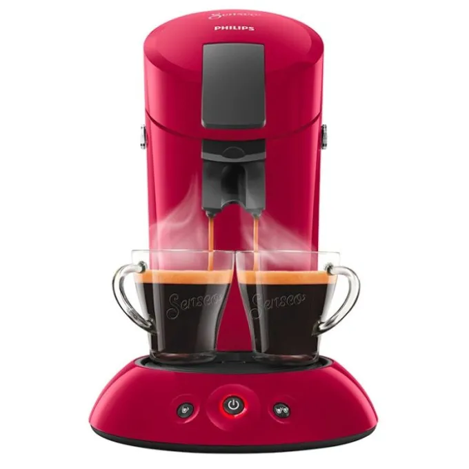 Cafetière senseo PHILIPS HD6553/81 rouge
