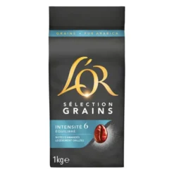 Café grains L'OR Selection grains 1kg pour broyeurs et robots café