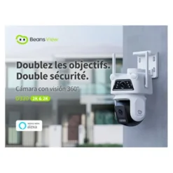 Caméra de surveillance BEANS VIEW D320 Dual 2 K Blanche