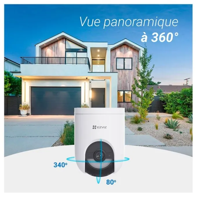 Caméra de surveillance sur batterie EZVIZ HB8 LITE 4MP 2K+