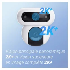 Caméra de Surveillance sur batterie EZVIZ HB90 4MP 2K+ avec Panneau Solaire