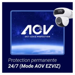 Caméra de Surveillance sur batterie EZVIZ HB90 4MP 2K+ avec Panneau Solaire