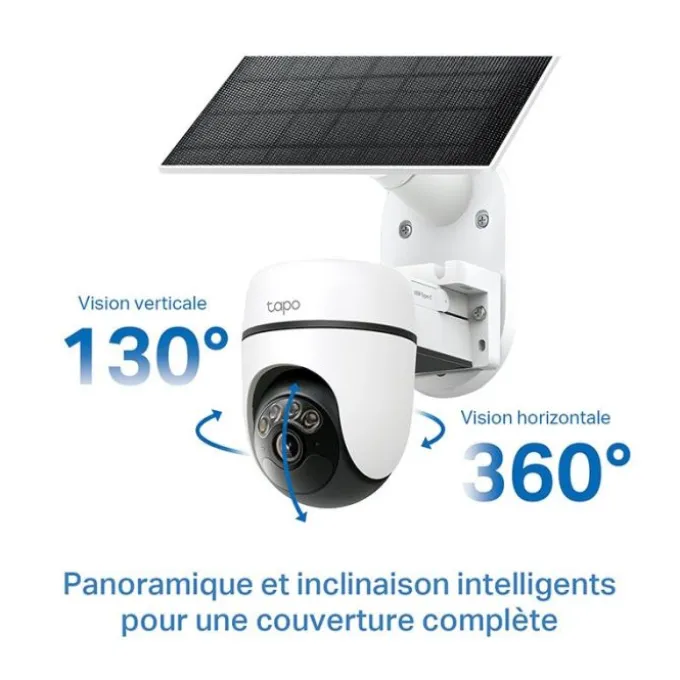 Caméra de surveillance TAPO TC90 + Panneau solaire