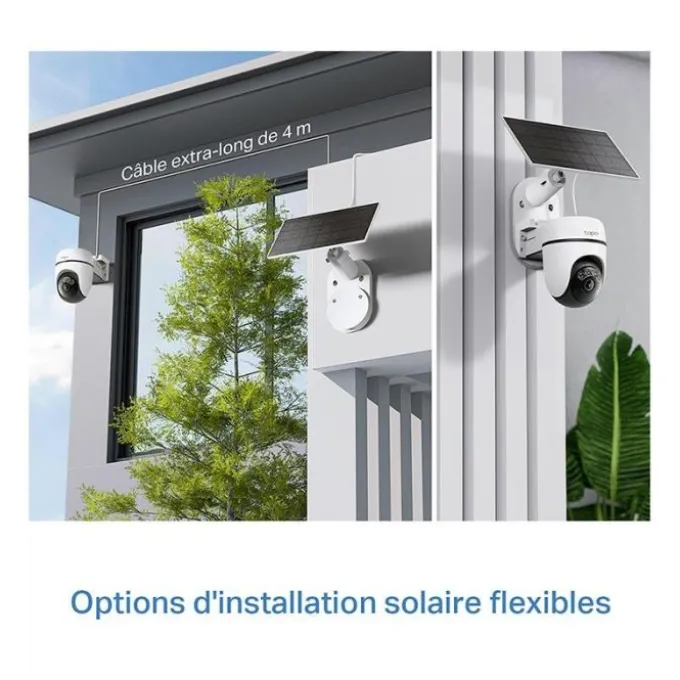 Caméra de surveillance TAPO TC90 + Panneau solaire