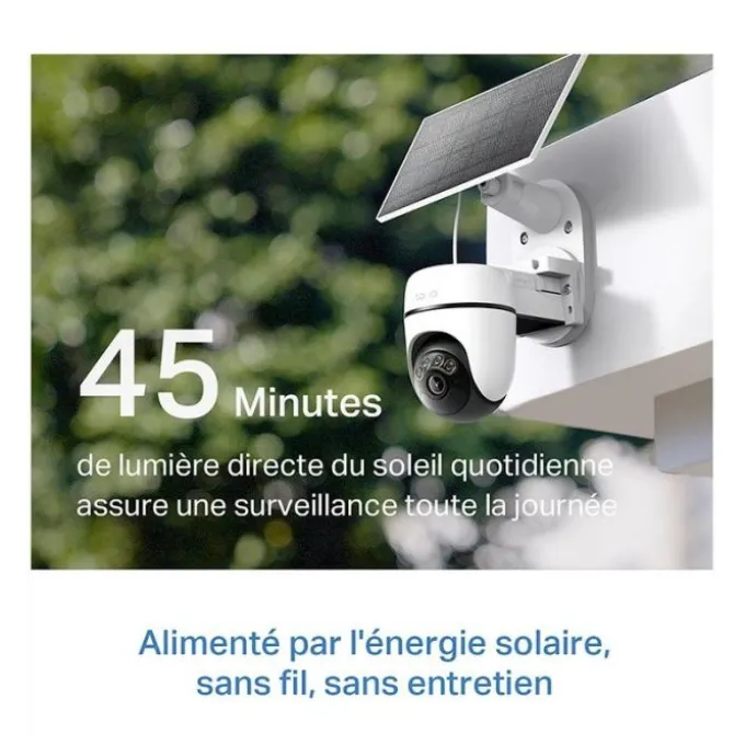Caméra de surveillance TAPO TC90 + Panneau solaire
