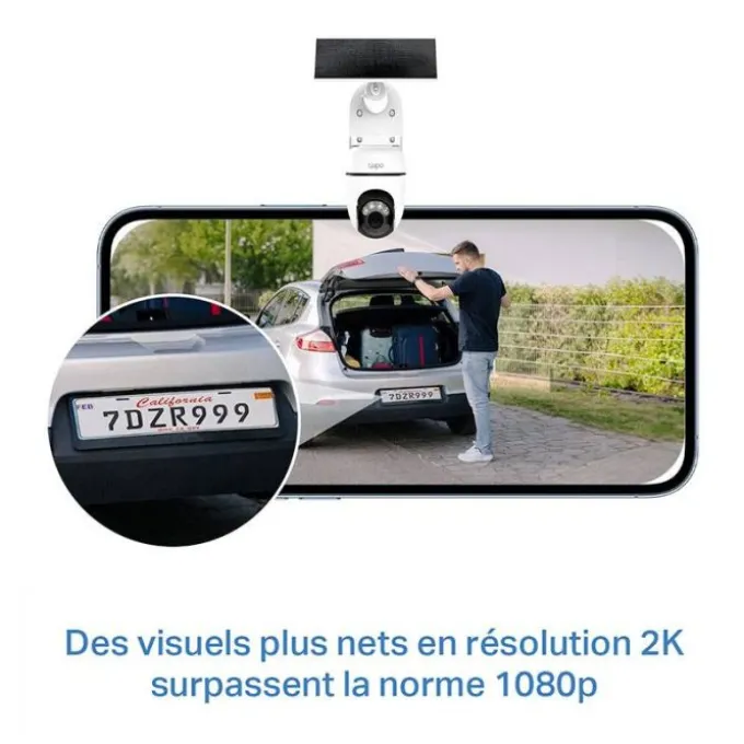 Caméra de surveillance TAPO TC90 + Panneau solaire