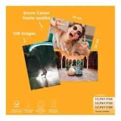 Cartouche CANON RP-108N Selphy 108 feuilles 10x15