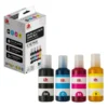 Cartouche compatible UPprint Epson EcoTank 102 - Pack de 4 - magenta, cyan, noir, jaune