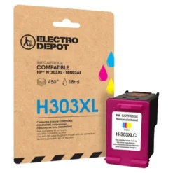 Cartouche d'encre ELECTRO DEPOT compatible HP H 303 XL couleurs