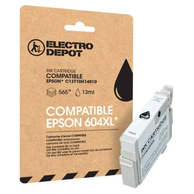 Cartouche d'encre ELECTRO DEPOT compatible EPSON E 604 XL noir - Ananas