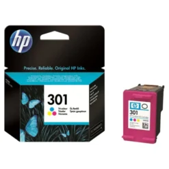 Cartouche d'encre HP 301 Trois couleurs (Cyan, Magenta, Jaune) authentique (CH562EE)