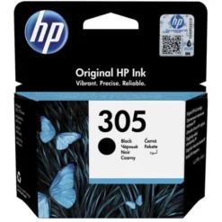 Cartouche d’encre noire HP 305 authentique
