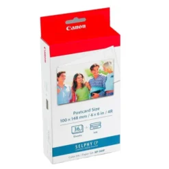 Cartouche d'encre pour imprimante photo Canon KP36IP 36 feuilles 10x15 + encre pour Selphy