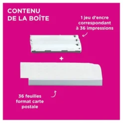 Cartouche d'encre pour imprimante photo Canon KP36IP 36 feuilles 10x15 + encre pour Selphy