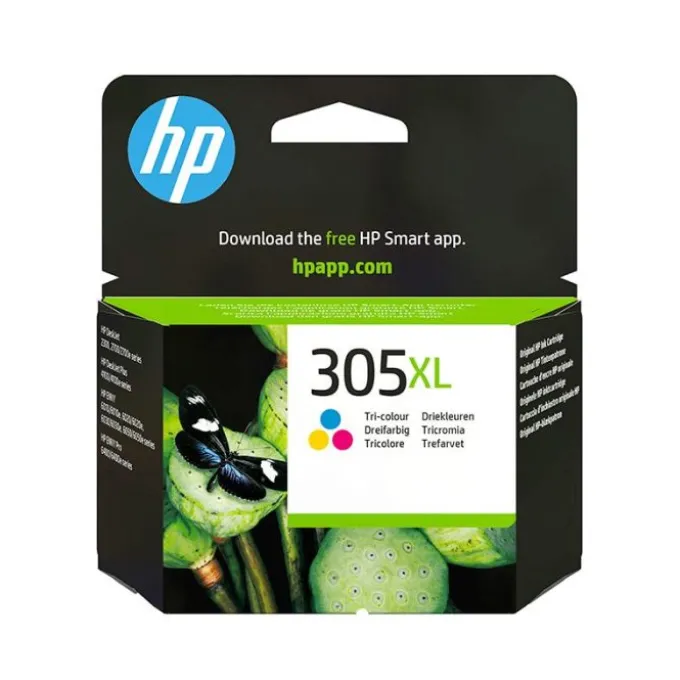 Cartouche d’encre trois couleurs HP 305XL grande capacité authentique